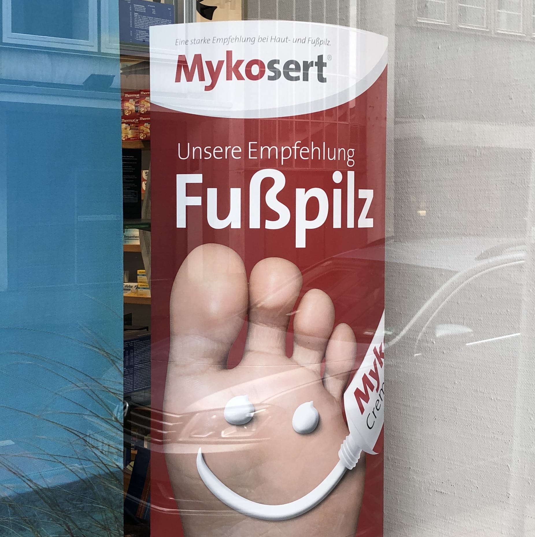 Ich sehe was, was du nicht siehst: „Fußpilz“
