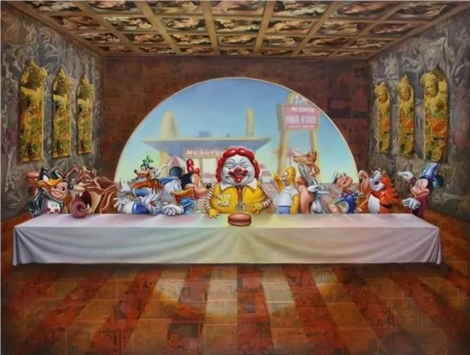 Ron English – „Last Supper“ (2010)