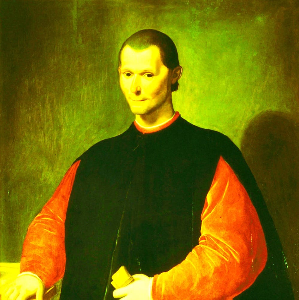„Niccolò Machiavelli Glitch 01“