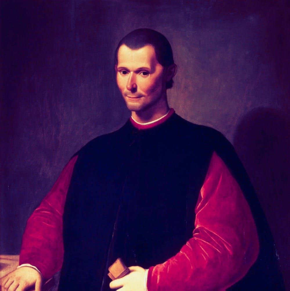 „Niccolò Machiavelli Glitch 07“