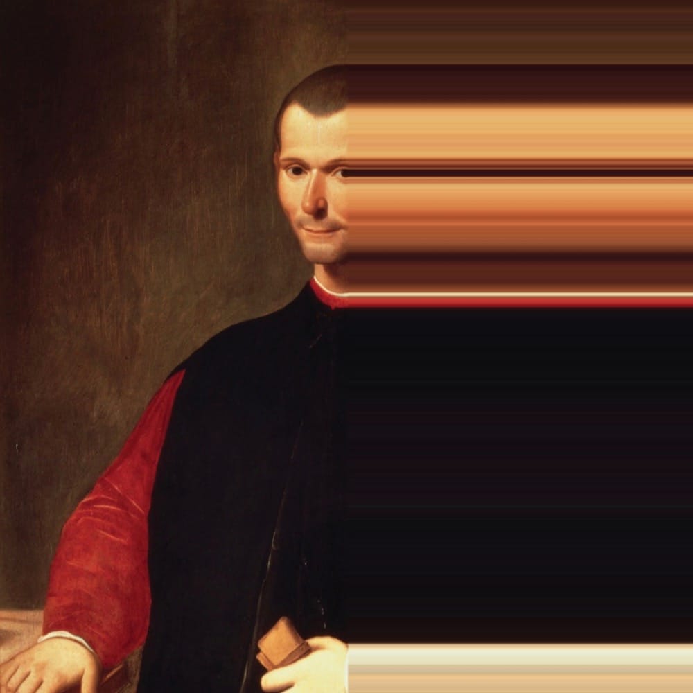 „Niccolò Machiavelli Glitch 14“