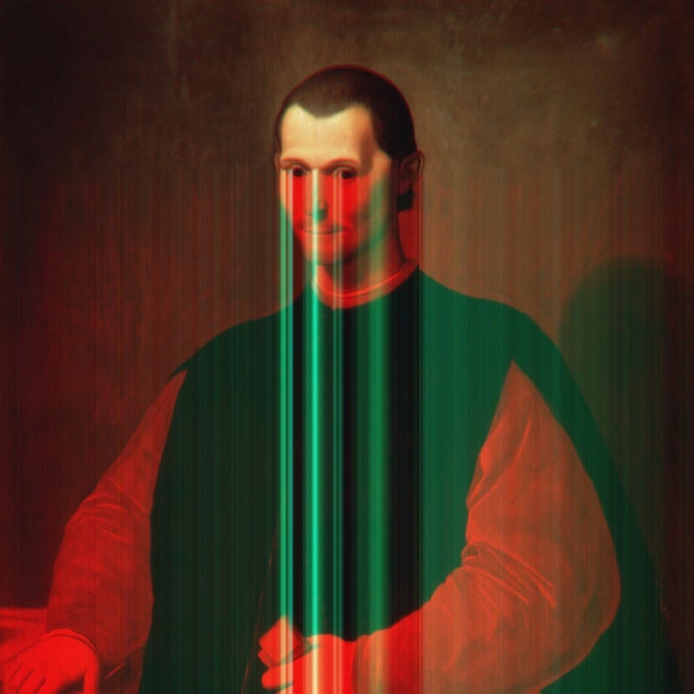 „Niccolò Machiavelli Glitch 20“