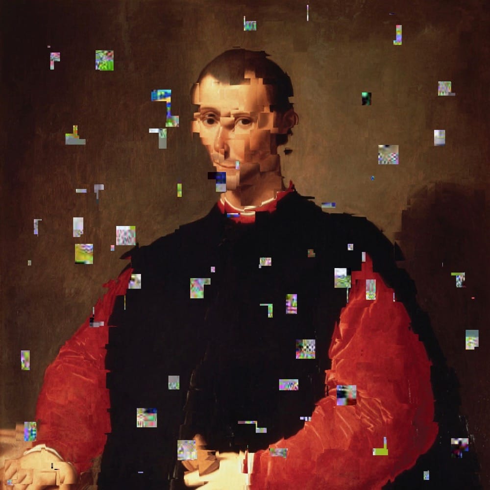 „Niccolò Machiavelli Glitch 22“