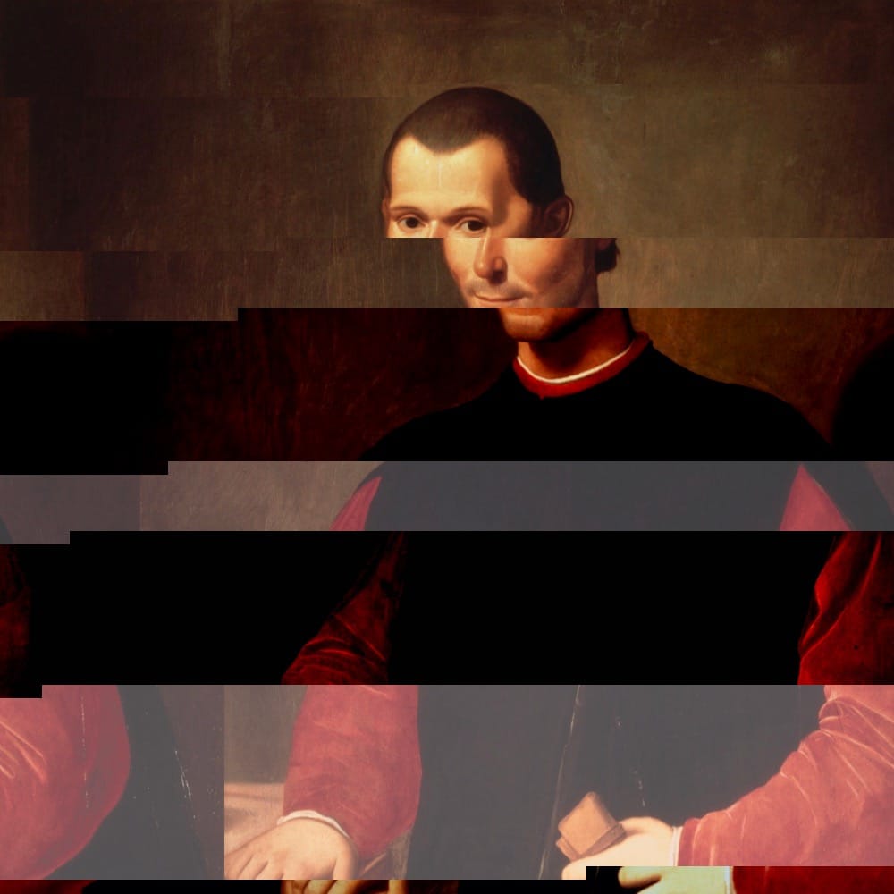 „Niccolò Machiavelli Glitch 23“