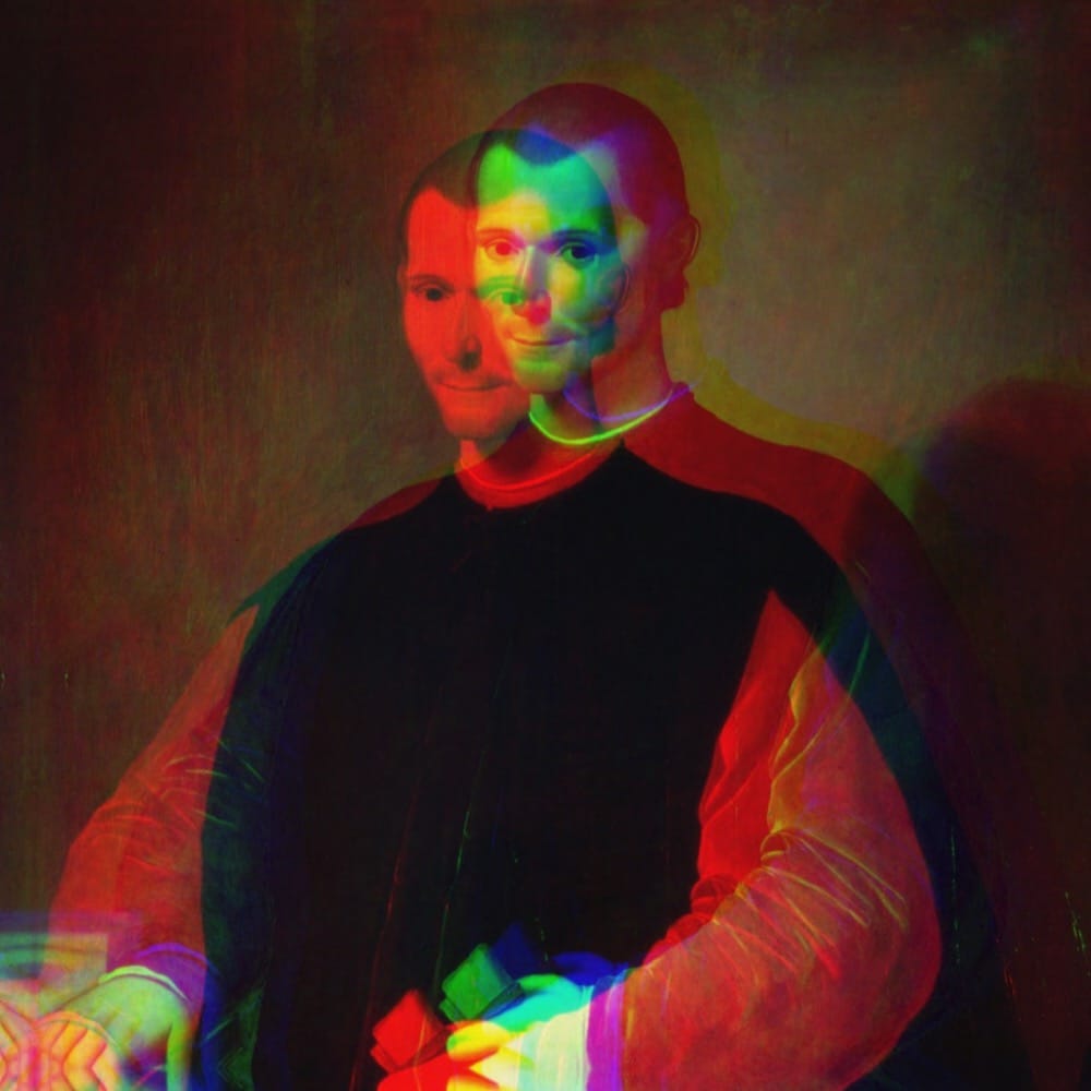 „Niccolò Machiavelli Glitch 24“
