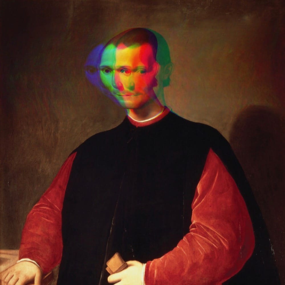 „Niccolò Machiavelli Glitch 25“