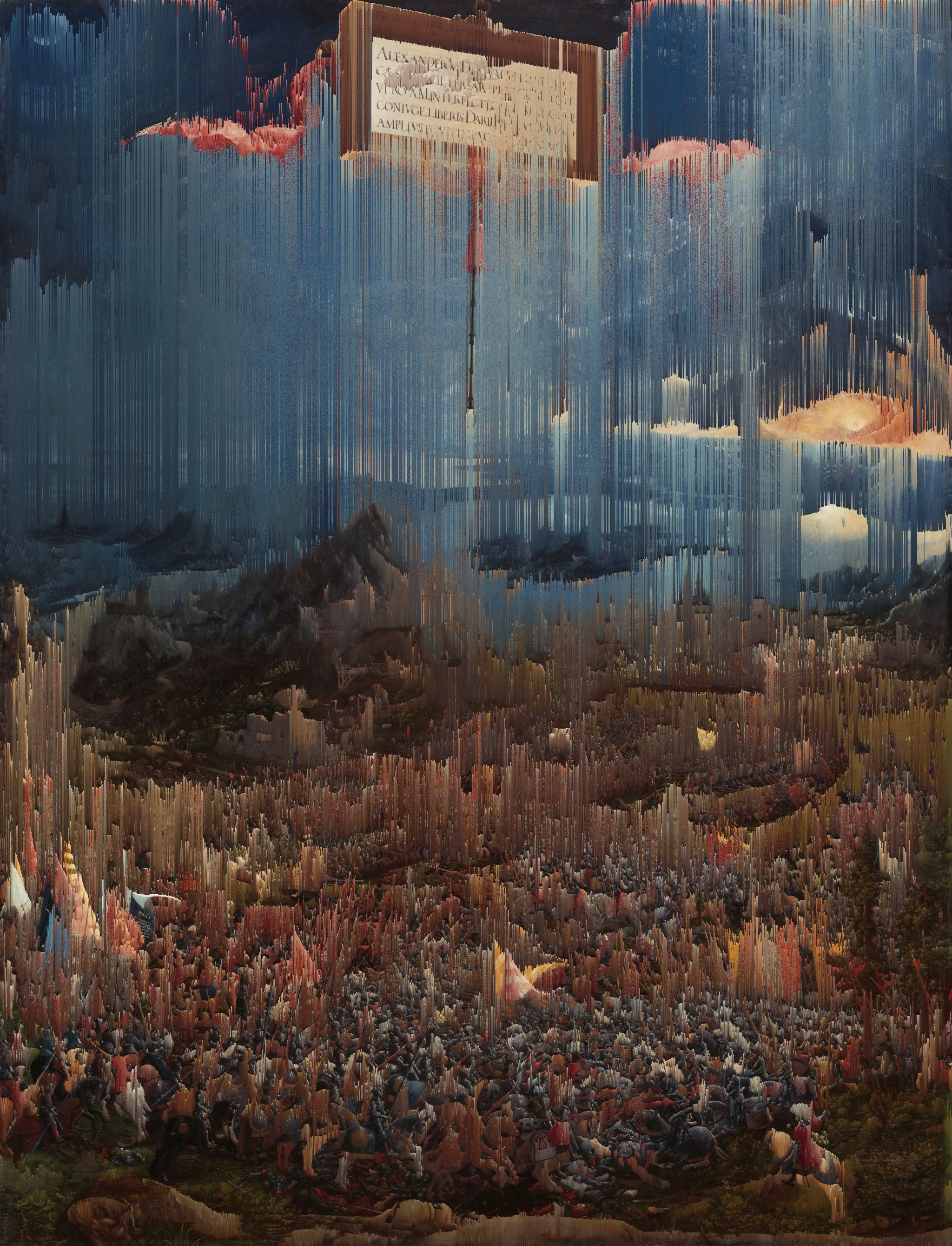 „Die Schlacht bei Issus“ (Albrecht Altdorfer, 1529) {Glitch}