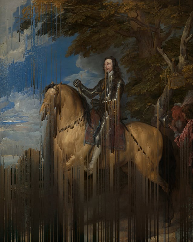 „Reiterbildnis Karls I.“ (Anthonis van Dyck, ca. 1637) {Glitch}