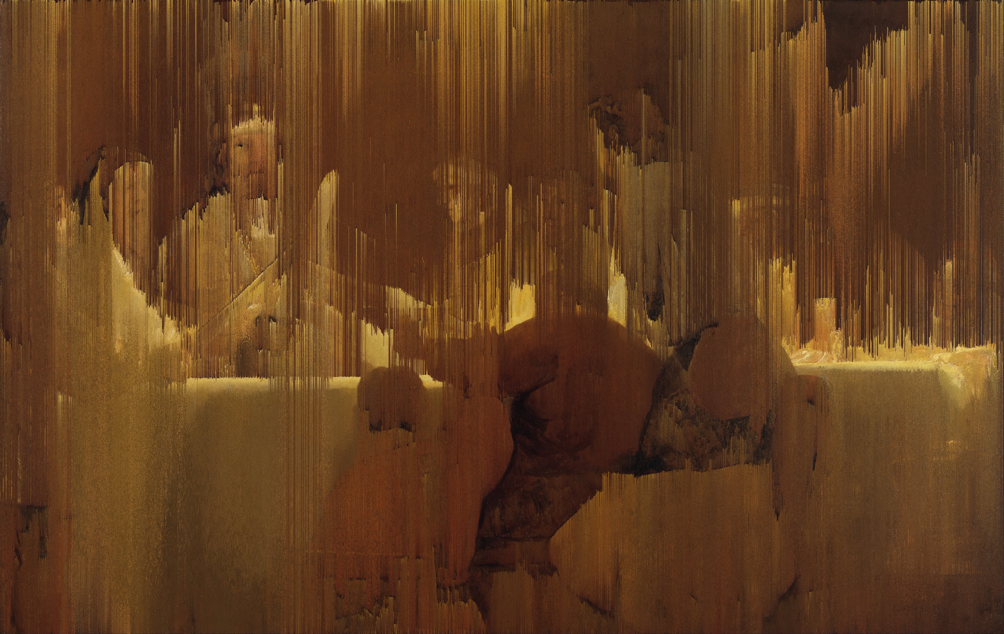 „Die Verschwörung des Claudius Civilis“ (Rembrandt van Rijn, 1661) {Glitch}
